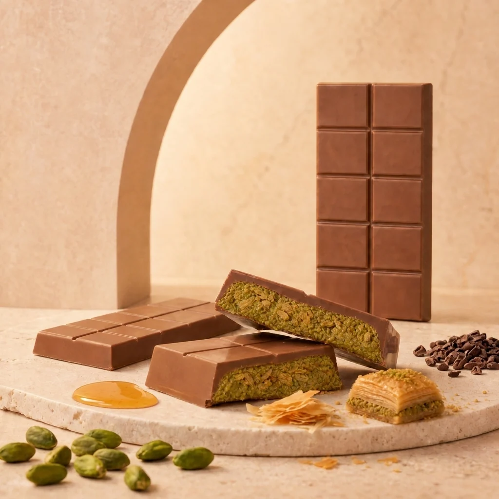 Baklavalı Çikolata 190 gr — 190 gr · dolgulu tablet · baklava aromalı